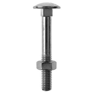 Lukkoruuvi Profi Depot DIN603 sinkitty M8 x 40 mm