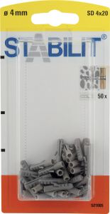 Välitulppa Stabilit 4 x 20 mm