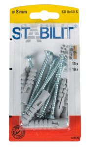 Välitulppa Ja Ruuvit 8 40 S Kuusioruuvi 6,0x60