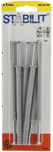 Naulatulppa Stabilit ND 8 x 120 mm 6 kpl/pkt