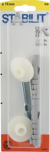 Pesuallaskiinnike Stabilit 14 x 75 mm 2 kpl/pkt