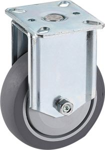 Kalustepyörä Stabilit Ø 50 x 19 mm, levy 55 x 55 mm