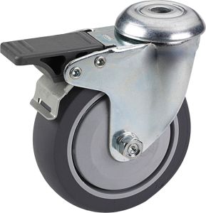 Kalustepyörä Stabilit Ø 50 x 19 mm, 10,2 mm jarru