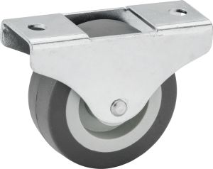 Kalustepyörä Stabilit Ø 50 mm, levy 68 x 26 mm