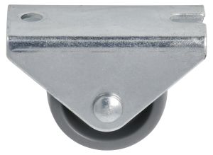 Kalustepyörä Stabilit Ø 25 x 14 mm, levy 40 x 17 mm