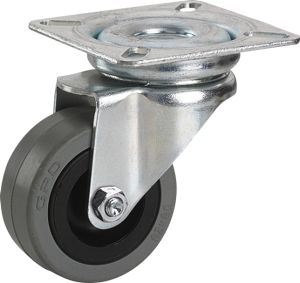 Kalustepyörä Stabilit Ø 50 x 19 mm, levy 60 x 60 mm