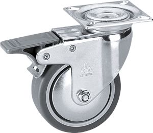 Ohjausrulla Stabilit Ø 75 x 25 mm, levy 60 x 60 mm