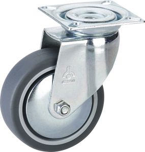 Ohjausrulla Stabilit Ø 100 x 25 mm, levy 60 x 60 mm