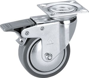 Ohjausrulla Stabilit Ø 100 x 25 mm, levy 60 x 60 mm