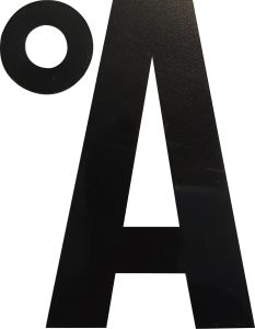 Kirjain Wichelhaus HartPlastic Musta 100 mm Å