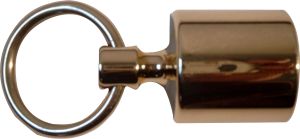 Pääteosa Stabilit Silmukalla Kiillotettu messinki