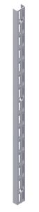 Seinäkisko Element System 2-reikäinen Harmaa Alumiini 22 cm