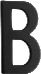 Talokirjain Beslagsboden Musta Tarrakiinnitys B