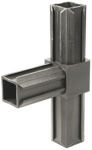 XD-liitin Neliöputkille Stabilit T-kpl 20 x 20 x 1,5 mm