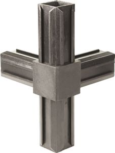 XD-liitin Neliöputkille Stabilit T-kpl Kulma 30 x 30 x 2 mm