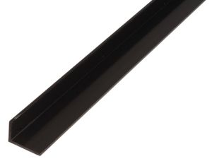 L-kulmaprofiili Musta 40 x 10 x 2000 mm