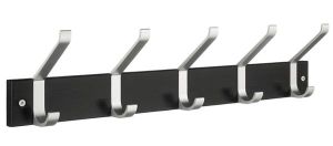 Hattukoukkunaulakko Beslagsboden 5-os. Musta/Harjattu Alumiini