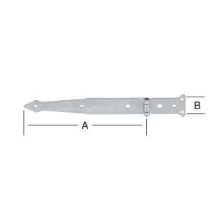 Portin sarana 400 x 45 mm sinkitty