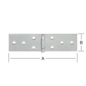 Pöydän sarana 120 x 33 mm sinkitty