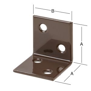 Kulmarauta 60 x 60 mm teräs ruskea