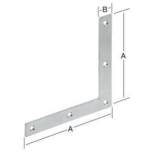 Kulmalevy 100 x 16 mm sinkitty