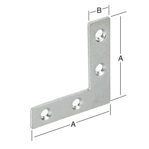 Kulmalevy 50 x 10 mm sinkitty