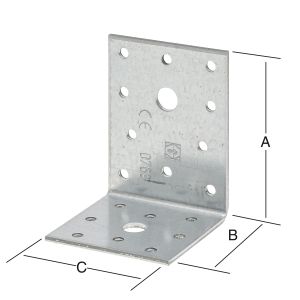 Kulmarauta 60 x 40 x 60 mm sinkitty