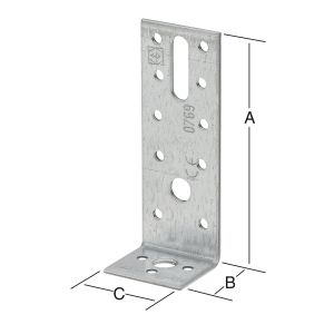 Kulmarauta 90 x 35 x 40 mm sinkitty