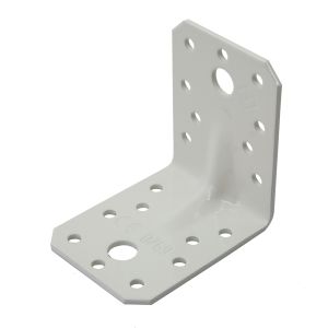Kulmarauta Valkoinen Vahvistettu 70 x 70 x 55 mm