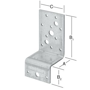 Z-sidoslevy 40 x 80 x 33 mm sinkitty