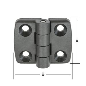 Sarana 48 x 58 mm musta polyamidi