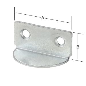 Kulmarauta 40 x 19 mm sinkitty