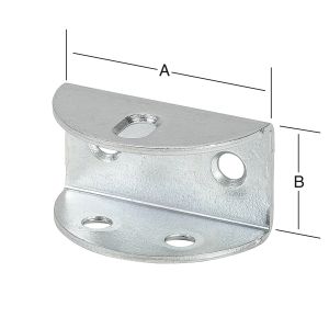 Kulmarauta 40 x 19 mm sinkitty