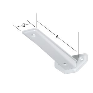 Kulmakannatin 3F Linear Harmaa 190 mm