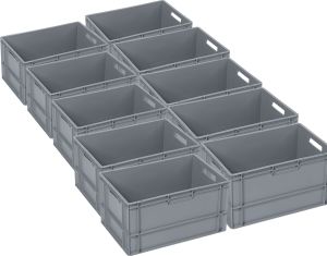 10 kpl Kuljetuslaatikko Bauhaus 60 L