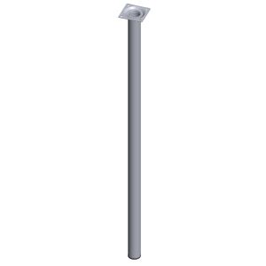 Teräsputkijalka Element System Pyöreä Kromi 700 mm ⌀ 30 mm
