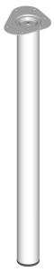 Teräsputkijalka Element System Pyöreä Valkoinen 800 mm ⌀ 60 mm