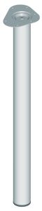 Teräsputkijalka Element System Pyöreä Kromi 800 mm ⌀ 60 mm