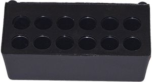 Lajittelulaatikko Küpper Musta Muovi 125 x 40 x 55 mm