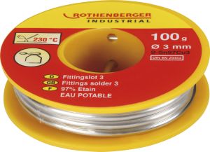 Juotostina Rothenberger S3 L-SN CU3 Ø 3 mm 100 g