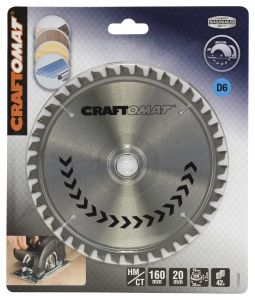 Pyörösahanterä Craftomat Alumiinille 160 x 20/16 mm