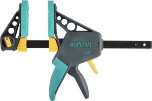 Yhden käden ruuvipuristin Wolfcraft EHZ PRO 100-150 mm