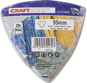 Hiomapaperi Craftomat 90 mm K60 25 kpl