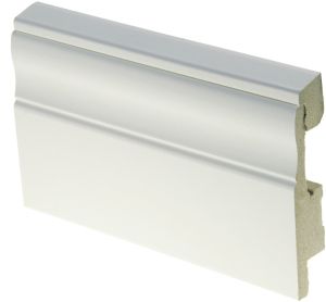 Jalkalista Maler Johtokotelo 19 x 90 x 2750 mm MDF Valkoinen