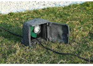 Puutarhahaaroitin Voltomat Power Rock 2-osainen ajastimella