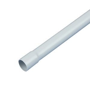 Asennusputki REV Ritter jäykkä EN20 vaaleanharmaa 2 m