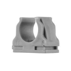 Asennusputken pidike REV Ritter jäykkä EN16 harmaa 3 x 30 kpl