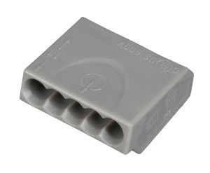 Rasialiitin Voltomat harmaa 5 x 2,5 mm² 50 kpl/pkt