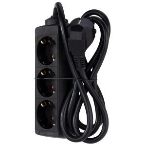 Jatkojohto Rev 3-Osainen 1,4M Voltomat Musta