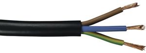 Muovikaapeli Kabelexpress H05VV-F 3x1,5 mm² musta